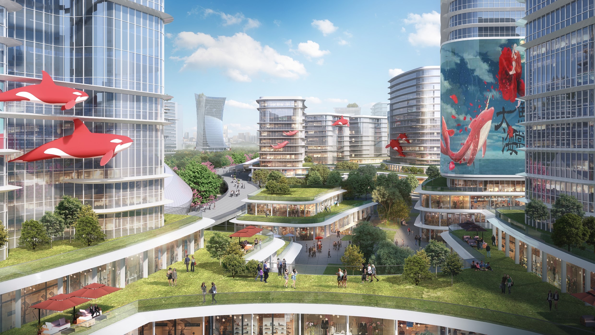 Indepth Urban Design of Qilong Innovation Park in Chengdu HiTech